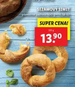 Lidl SEZAMOVÝ SIMIT nabídka