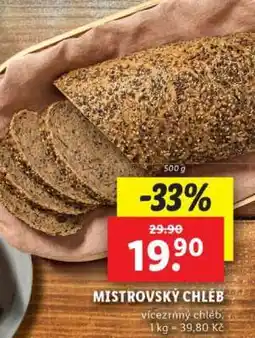 Lidl MISTROVSKÝ CHLÉB nabídka