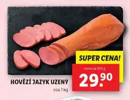 Lidl HOVĚZÍ JAZYK UZENÝ nabídka