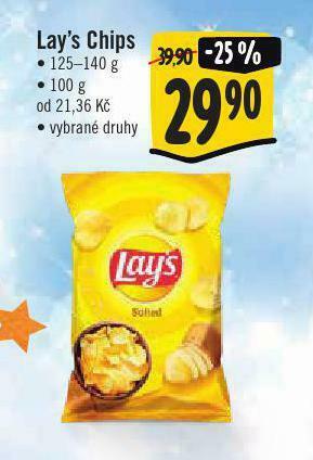 Jip Lay´s chips nabídka
