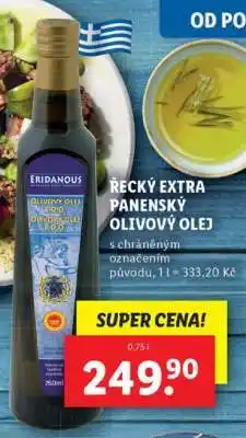 Lidl ŘECKÝ EXTRA PANENSKÝ OLIVOVÝ OLEJ nabídka