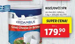 Lidl Eridanous Goat Cheese in Brine nabídka
