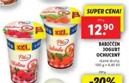 Lidl Babiččin jogurt ochucený nabídka