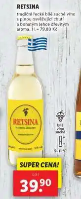 Lidl RETSINA nabídka