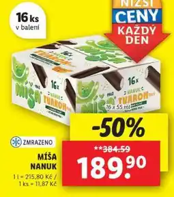 Lidl Míša nanuk nabídka