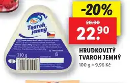 Lidl Hrudkovitý tvaroh jemný nabídka