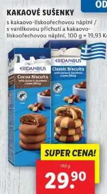 Lidl Kakaové sušenky nabídka