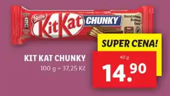 Lidl KIT KAT CHUNKY nabídka