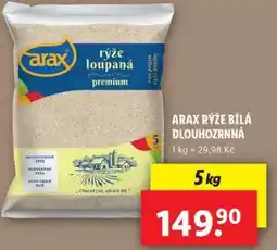 Lidl ARAX Rýže bílá dlouhozrnná nabídka