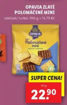 Lidl Opavia Zlaté Polomáčené mini nabídka