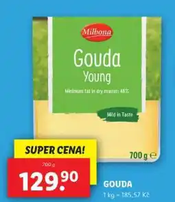 Lidl Milbona Gouda Young nabídka