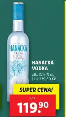 Lidl Hanácká Vodka nabídka