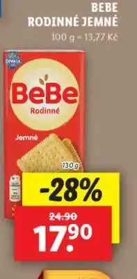Lidl BEBE RODINNÉ JEMNÉ nabídka