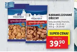 Lidl KARAMELIZOVANÉ OŘECHY nabídka