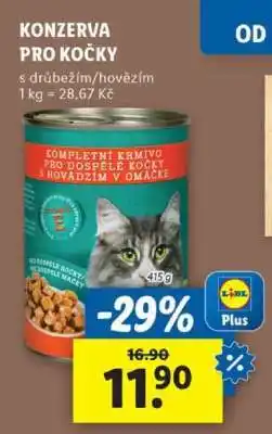 Lidl Konzerva pro kočky nabídka