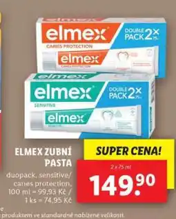 Lidl Elmex zubní pasta nabídka