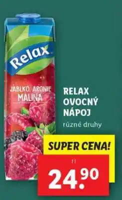 Lidl RELAX ovocný nápoj nabídka
