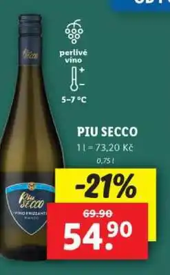 Lidl PIU SECCO nabídka