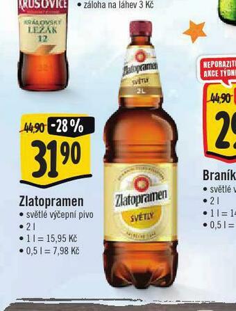 Jip Pivo zlatopramen nabídka