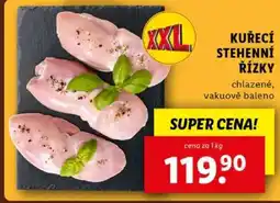 Lidl Kuřecí stehenní řízky nabídka
