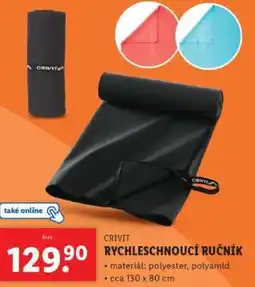 Lidl CRIVIT RYCHLESCHNOUCÍ RUČNÍK nabídka