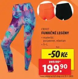 Lidl Crivit FUNKČNÍ LEGÍNY nabídka