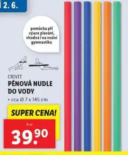 Lidl CRIVIT Pěnová nudle do vody nabídka