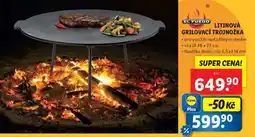 Lidl EL FUEGO LITINOVÁ GRILOVACÍ TROJNOŽKA nabídka