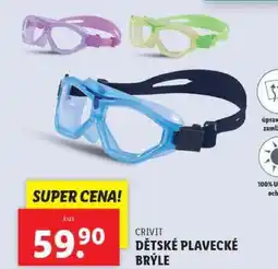 Lidl CRIVIT DĚTSKÉ PLAVECKÉ BRÝLE nabídka