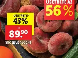 Lidl Broskve ploché nabídka