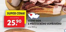 Lidl UZENÝ BOK Z PŘEŠTICKÉHO VEPŘOVÉHO nabídka