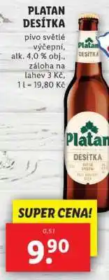 Lidl PLATAN DESÍTKA nabídka
