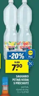 Lidl Saguaro pitná voda s příchutí nabídka