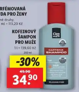 Lidl Cien Men Caffeine Shampoo nabídka