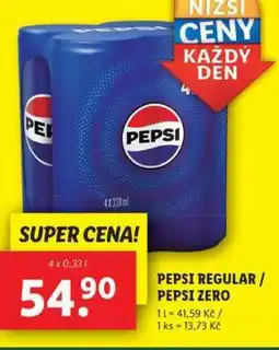 Lidl Pepsi Regular / Pepsi Zero nabídka