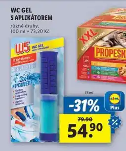 Lidl W5 WC Gel s aplikátorem nabídka