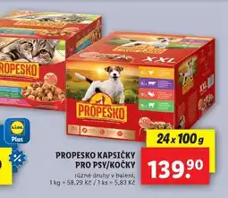 Lidl PROPESKO Kapsičky pro psy/ kočky nabídka