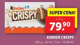 Lidl KINDER CRISPY nabídka
