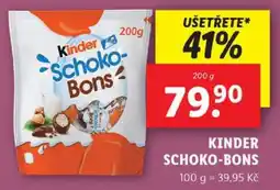 Lidl Kinder Schoko-Bons nabídka