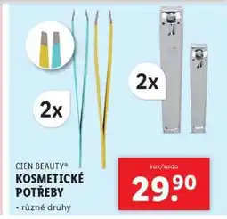 Lidl CIEN BEAUTY KOSMETICKÉ POTŘEBY nabídka