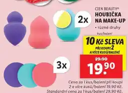 Lidl CIEN BEAUTY HOUBIČKA NA MAKE-UP nabídka