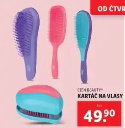 Lidl CIEN BEAUTY KARTÁČ NA VLASY nabídka