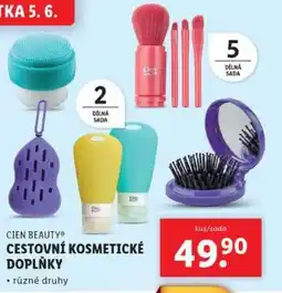 Lidl CIEN BEAUTY CESTOVNÍ KOSMETICKÉ DOPLŇKY nabídka