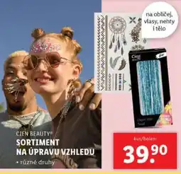 Lidl CIEN BEAUTY SORTIMENT NA ÚPRAVU VZHLEDU nabídka