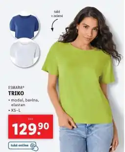 Lidl esmara TRIKO nabídka