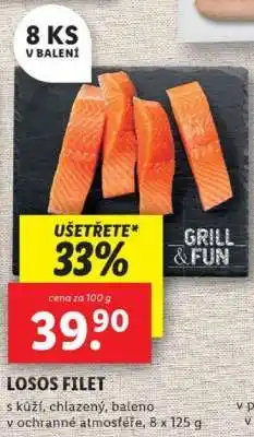 Lidl Losos filet nabídka