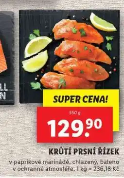 Lidl Krůtí prsní řízek nabídka