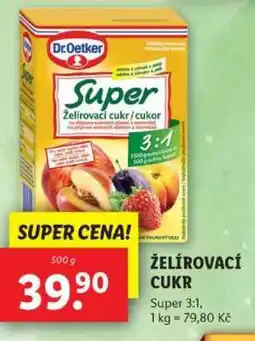 Lidl Želírovací cukr nabídka