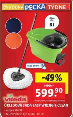Lidl Vileda Úklidová sada Easy Wring & Clean nabídka