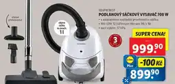 Lidl SILVERCREST PODLAHOVÝ SÁČKOVÝ VYSAVAČ 700 W nabídka